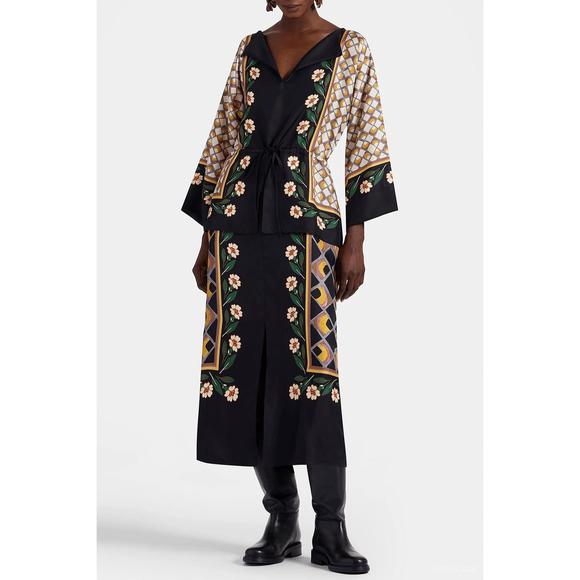 NEW LA DOUBLEJ apericena dress in dazed placee - Picture 1 of 3